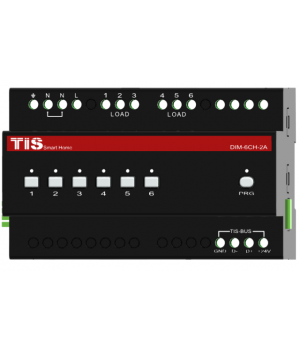 TIS-Fluorescent Dimming Module 6CH 0-10 Volt 10 Amp