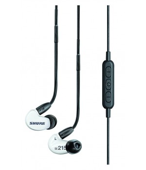 Вставные Bluetooth наушники Shure SE215SPE-W-BT1 с микрофоном, белые