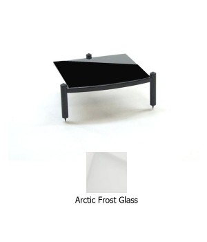Atacama Equinox RS Single Shelf Module Hi-Fi 195mm A.R.C. Satin Black/Arctic Frost Glass