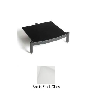 Atacama Equinox RS Single Shelf Module Hi-Fi 145mm Satin Black/Arctic Frost Glass