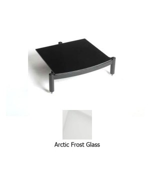 Atacama Equinox RS Single Shelf Module Hi-Fi 145mm A.R.C. Satin Black/Arctic Frost Glass