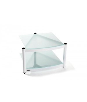 Atacama Equinox RS 2 Shelf Base Module Hi-Fi Diamond White/Arctic Frost Glass